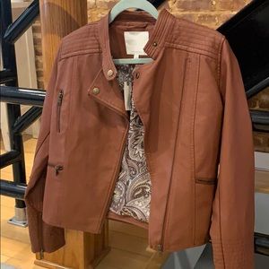 Anthropologie leather jacket